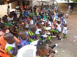 Repas pour les enfants jour de Noël