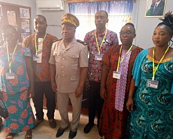 Rencontre avec l'autorité administrative de la région du Guemon représentée par le secrétaire général